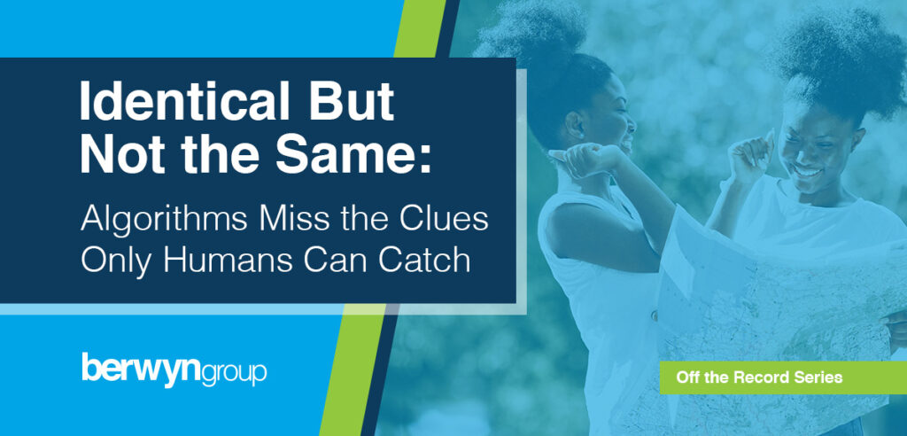 idential but not same