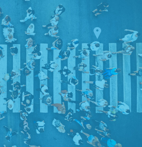 crowd walking