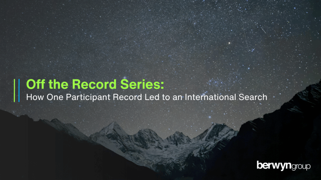 A featured image for an Off the Record blog post series