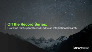 A featured image for an Off the Record blog post series