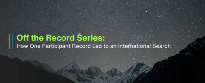 A featured image for an Off the Record blog post series