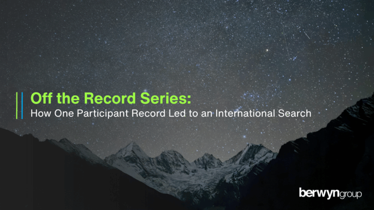 A featured image for an Off the Record blog post series